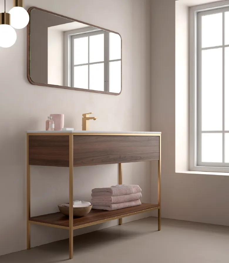 mueble lavabo madera